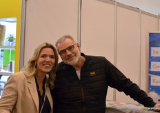 Eelkje Pulley with HortiDaily and Tom Zwanenburg with van der Waay.